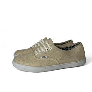 Vans Lo Pro beige tan khaki canvas shoes 6